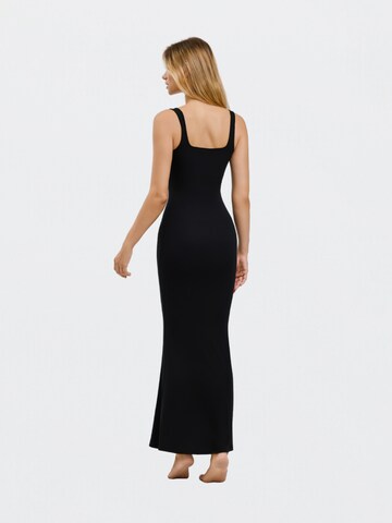 cfab (formerly creamy fabrics) Kleid 'Ribbed Tank Top Maxikleid'‌‌‌‌‌‌‌‌‌ in Schwarz