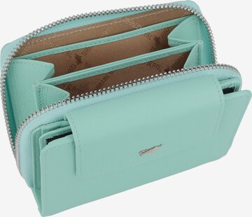 Braun Büffel Wallet 'Joy' in Green