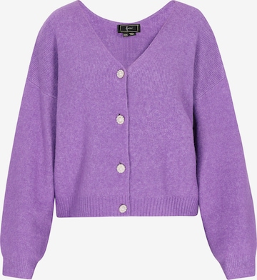 faina - Casaco de malha 'Fashion Look' em roxo: frente