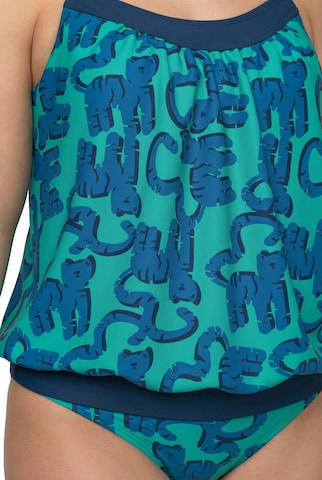 Ulla Popken Bandeau BH in Groen