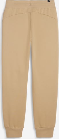 Effilé Pantalon de sport 'Essentials' PUMA en marron