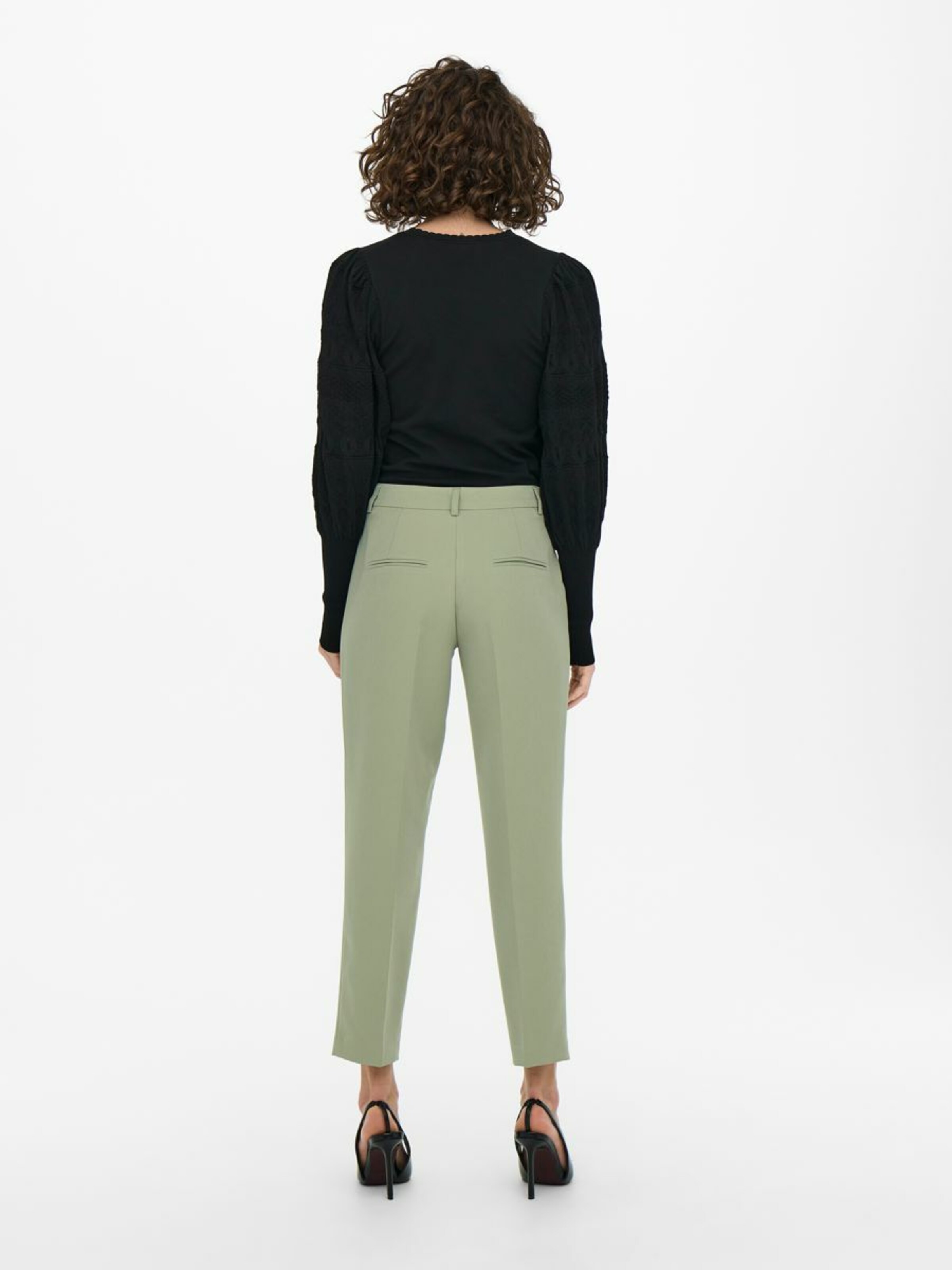 Frauen Hosen ONLY Bügelfaltenhose in Grün - JL68108