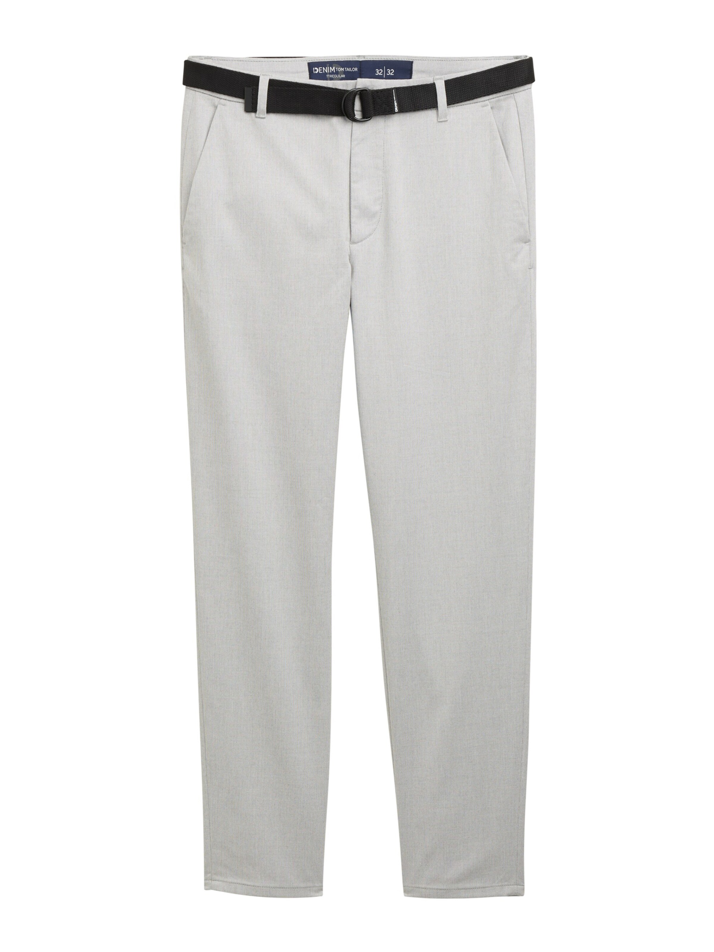 TOM TAILOR DENIM Pantalón chino en gris claro / gris oscuro, Vista del producto