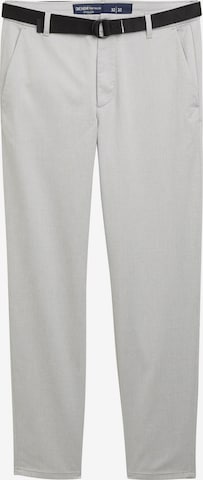 TOM TAILOR DENIMregular Chino hlače - siva boja: prednji dio