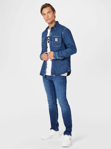 Carhartt WIP - Ajuste regular Camisa 'Salinac' en azul