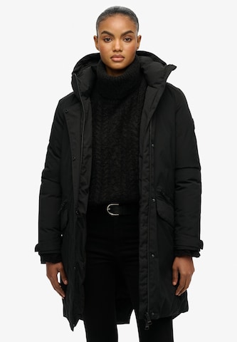 Superdry & Co Winter parka 'City Fishtail' in Beige: front