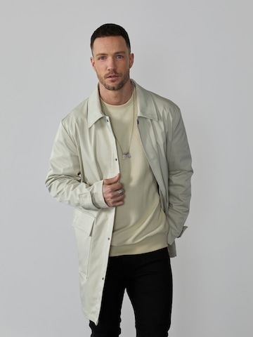 DAN FOX APPAREL Between-Seasons Coat 'Jayden' in Beige: front