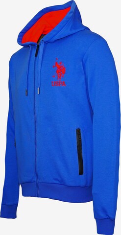 U.S. POLO ASSN. Sweatjacke 'Brya' in Blau