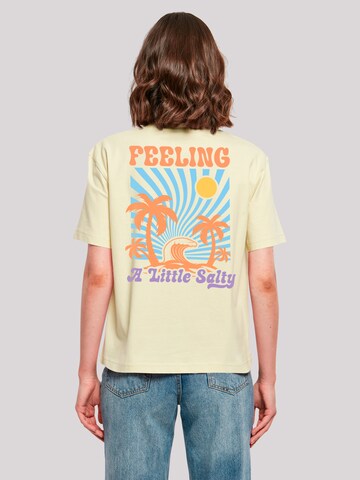 F4NT4STIC Shirt 'Feeling a Little Salty Summer' in Geel: voorkant