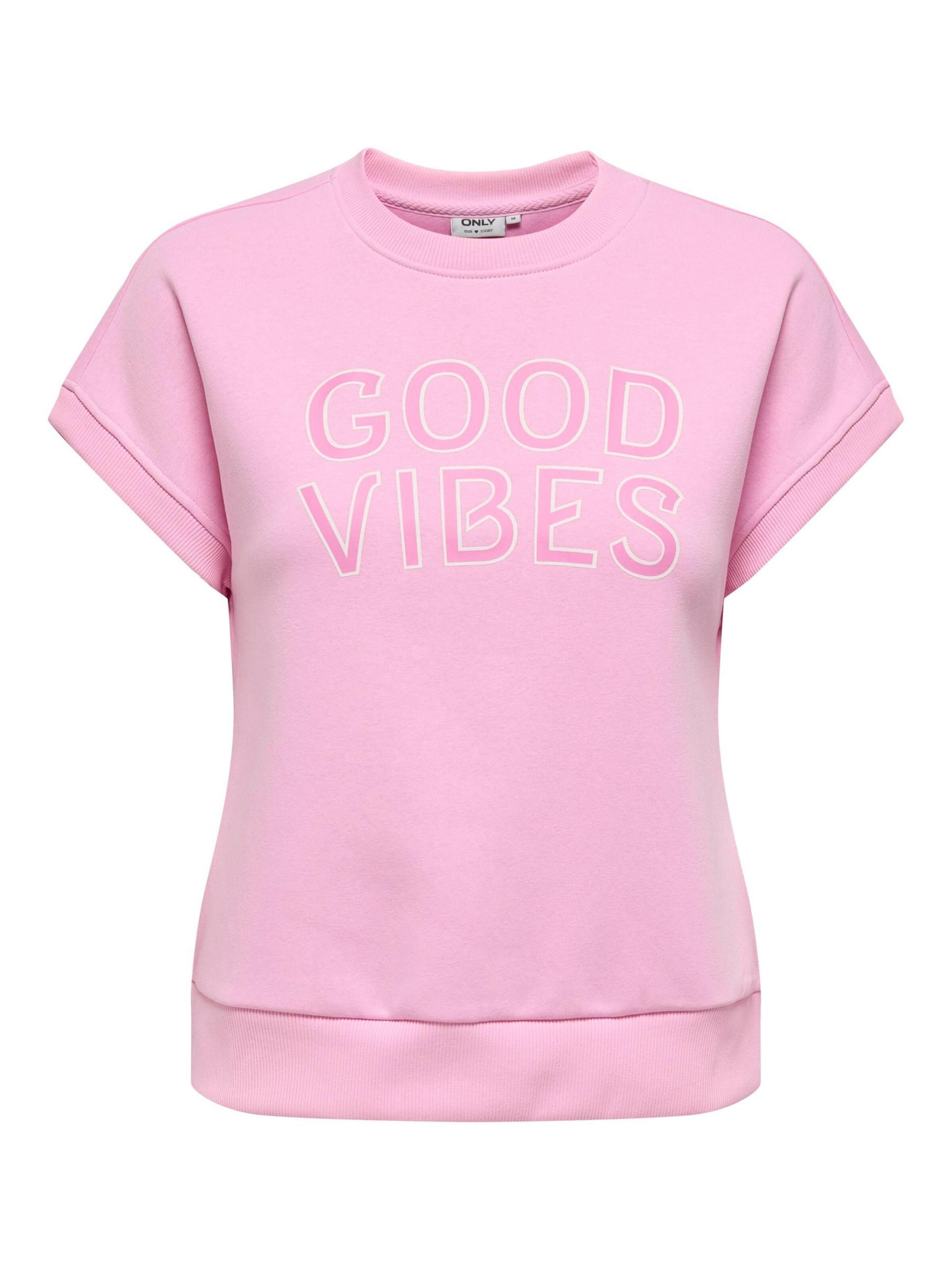 Felpa 'ONLJuliette' di ONLY in rosa: frontale