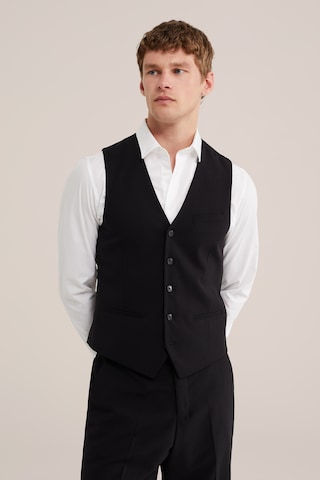 WE Fashion - Colete em preto: frente