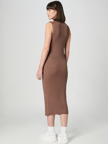 Guido Maria Kretschmer Women Knitted dress 'Jennifer' in Brown