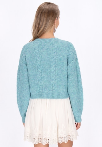 Cardigan 'Fashion Look' IZIA en bleu