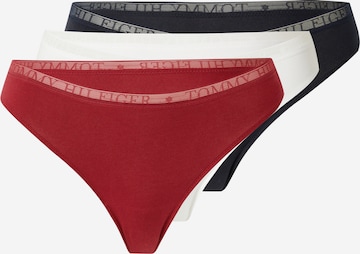 Tanga de la Tommy Hilfiger Underwear pe albastru: față