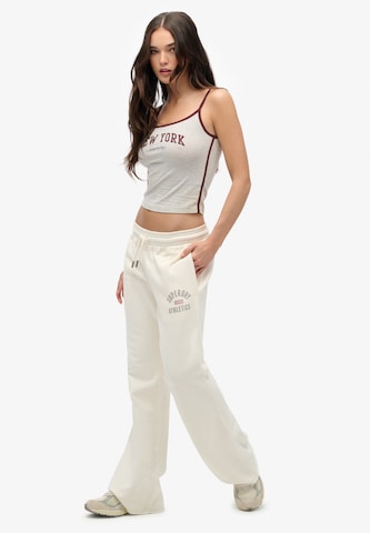 Superdry Regular Broek in Wit