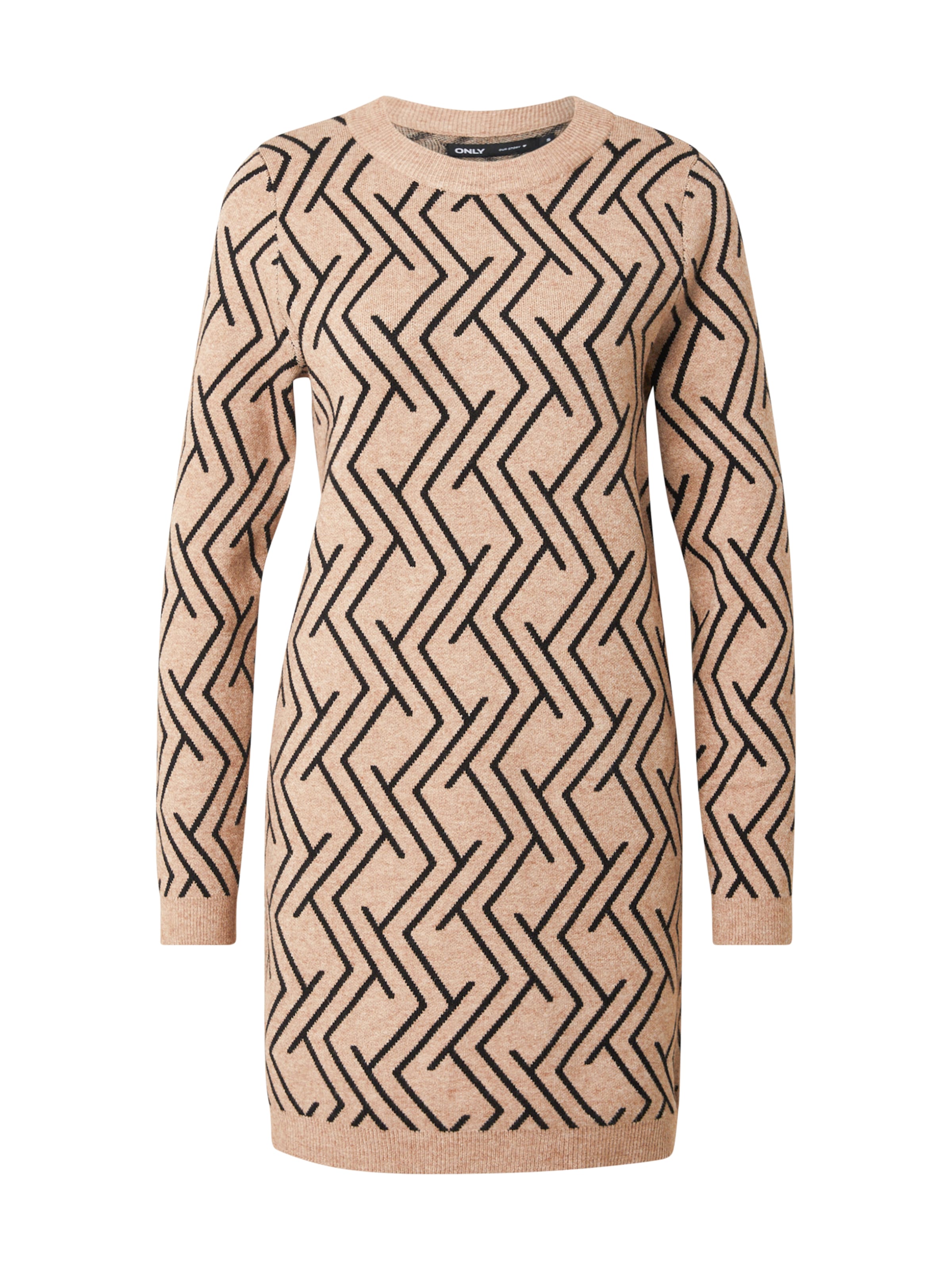 ONLY Sukienka z dzianiny 'ONLJENNI' w kolorze brązowy: przód