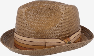 Pălărie 'CASTOR' de la Brixton pe maro: față