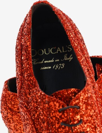 Doucal's Flats & Loafers in 39 in Red