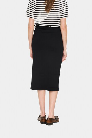 SAINT TROPEZ - Falda 'Mila' en negro