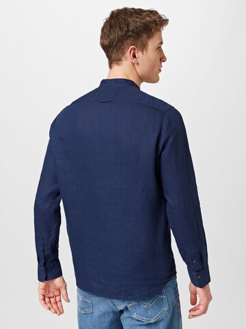 DRYKORN Slim fit Button Up Shirt 'Tarok' in Blue