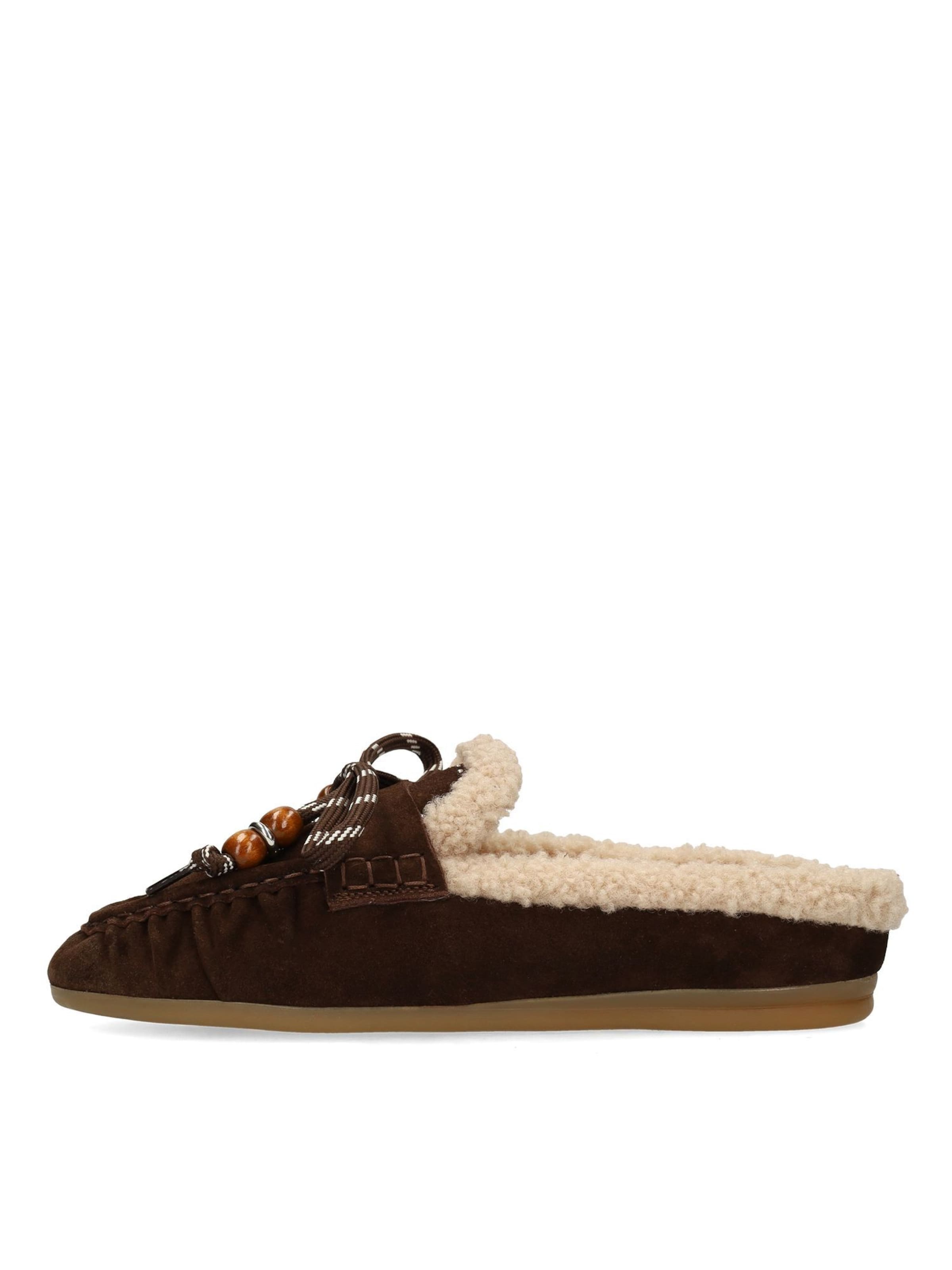 Pantoufle MANFIELD en marron