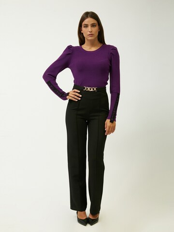 Influencer Sweater in Purple