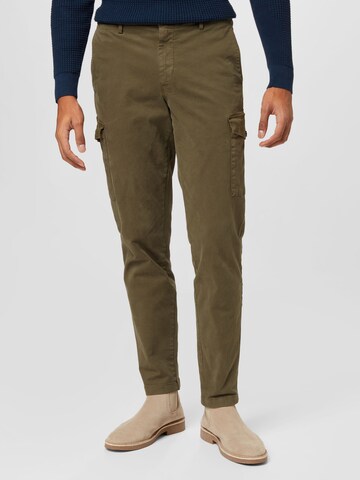 Coupe slim Pantalon cargo 'CHELSEA' TOMMY HILFIGER en vert : devant