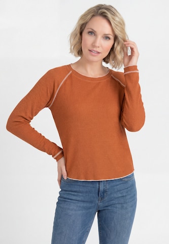 MIMO Trui 'Comfy' in Bruin: voorkant