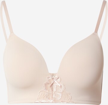 T-shirt Reggiseno di Dorina in beige: frontale