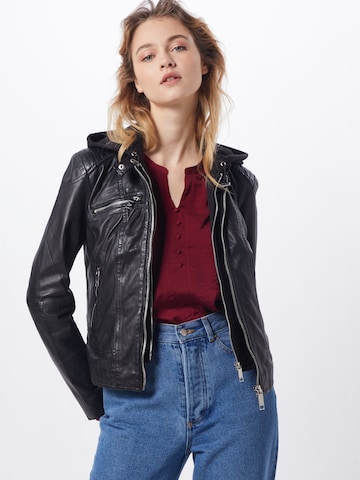 Veste mi-saison 'Mico' Maze en noir : devant