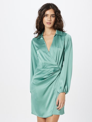 Neo Noir Shirt Dress 'Tulsa' in Green: front