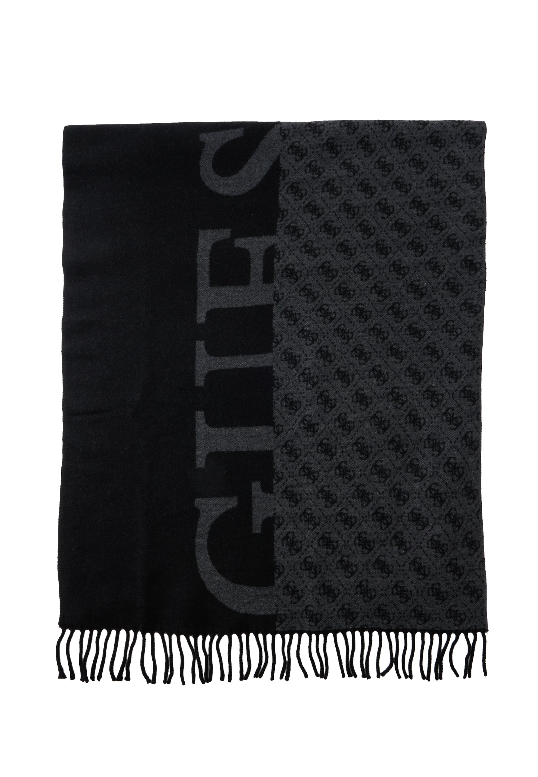 GUESS Schal 'MILANO' in Schwarz: Vorderseite