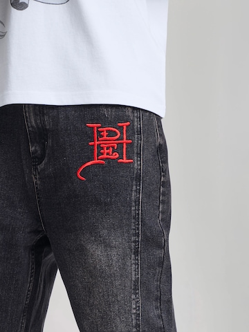 Ed Hardy Loosefit Τζιν 'Serpent Skull' σε μαύρο