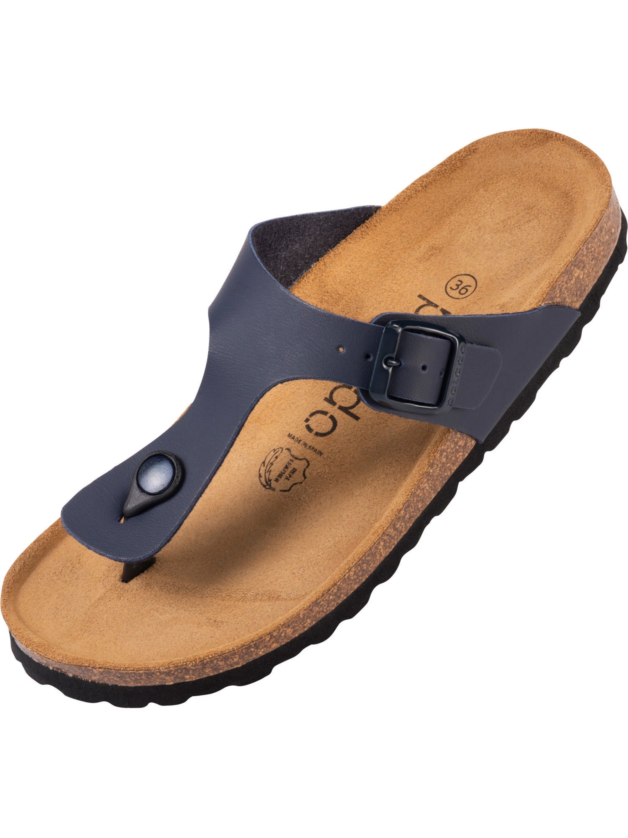 Palado T-bar sandals 'Palado Kos Herren Matt' in Blue: front