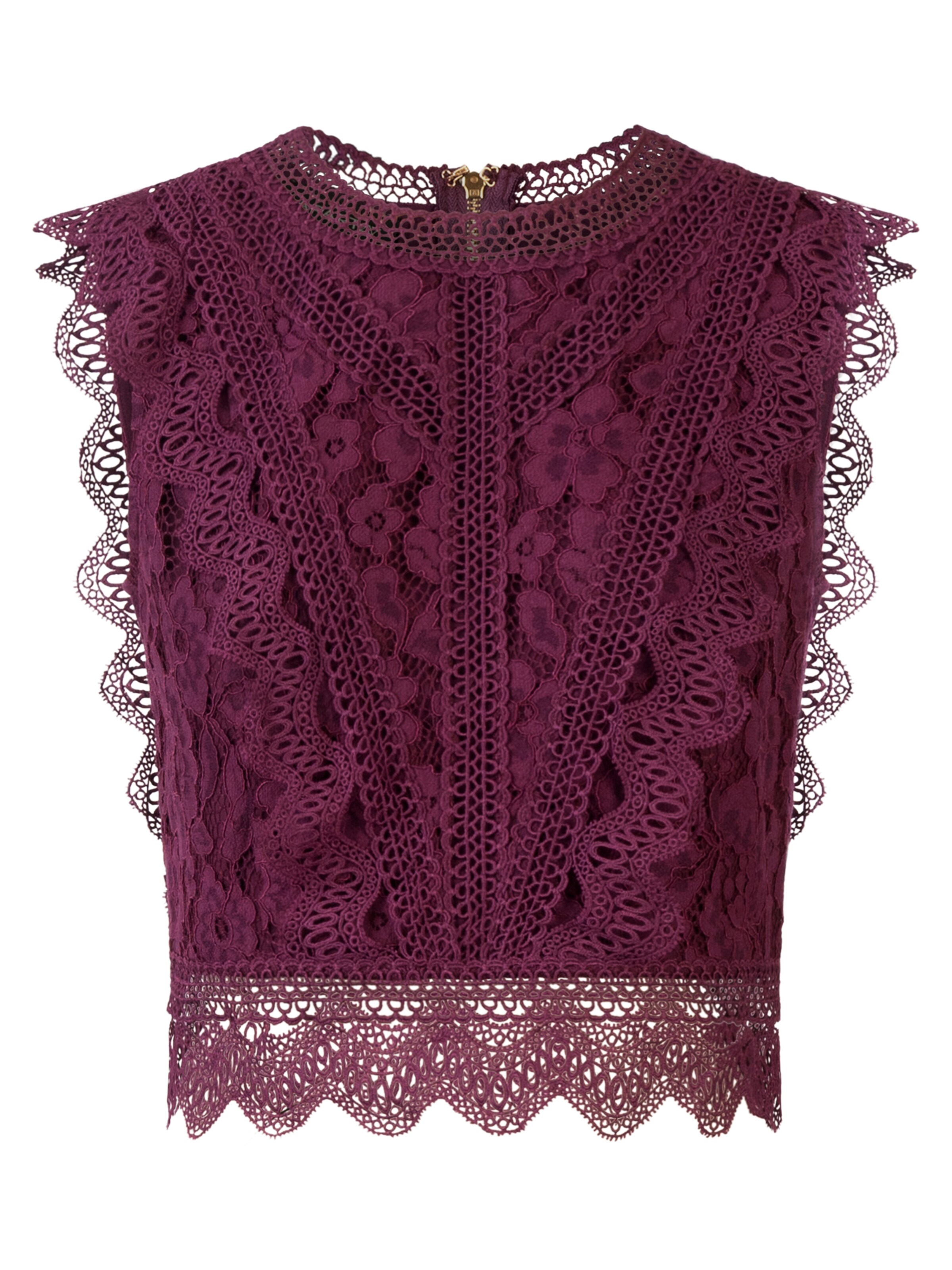 APART Top in Purple: front