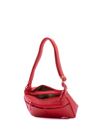 Borsa a spalla 'Borsa a Tracolla Donna Ecopelle con Zip e Tasche Multiple - B Cavalli' di B. Cavalli in rosso