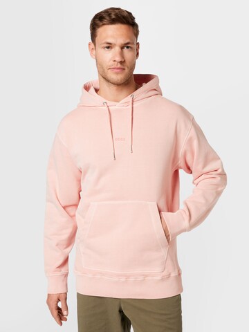 BOSS Sweatshirt 'Wefadehoody' in Orange: predná strana