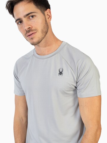 T-Shirt fonctionnel Spyder en gris