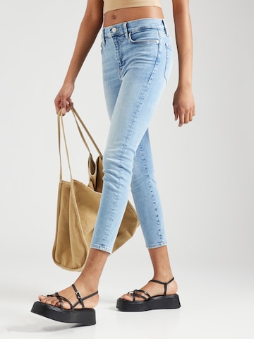 FRAME Skinny Jeans in Blau