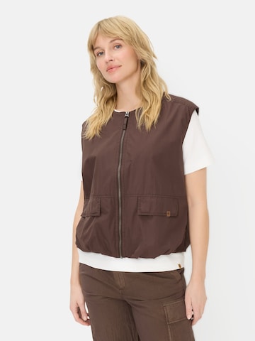 CAMEL ACTIVE Weste in Braun: Vorderseite