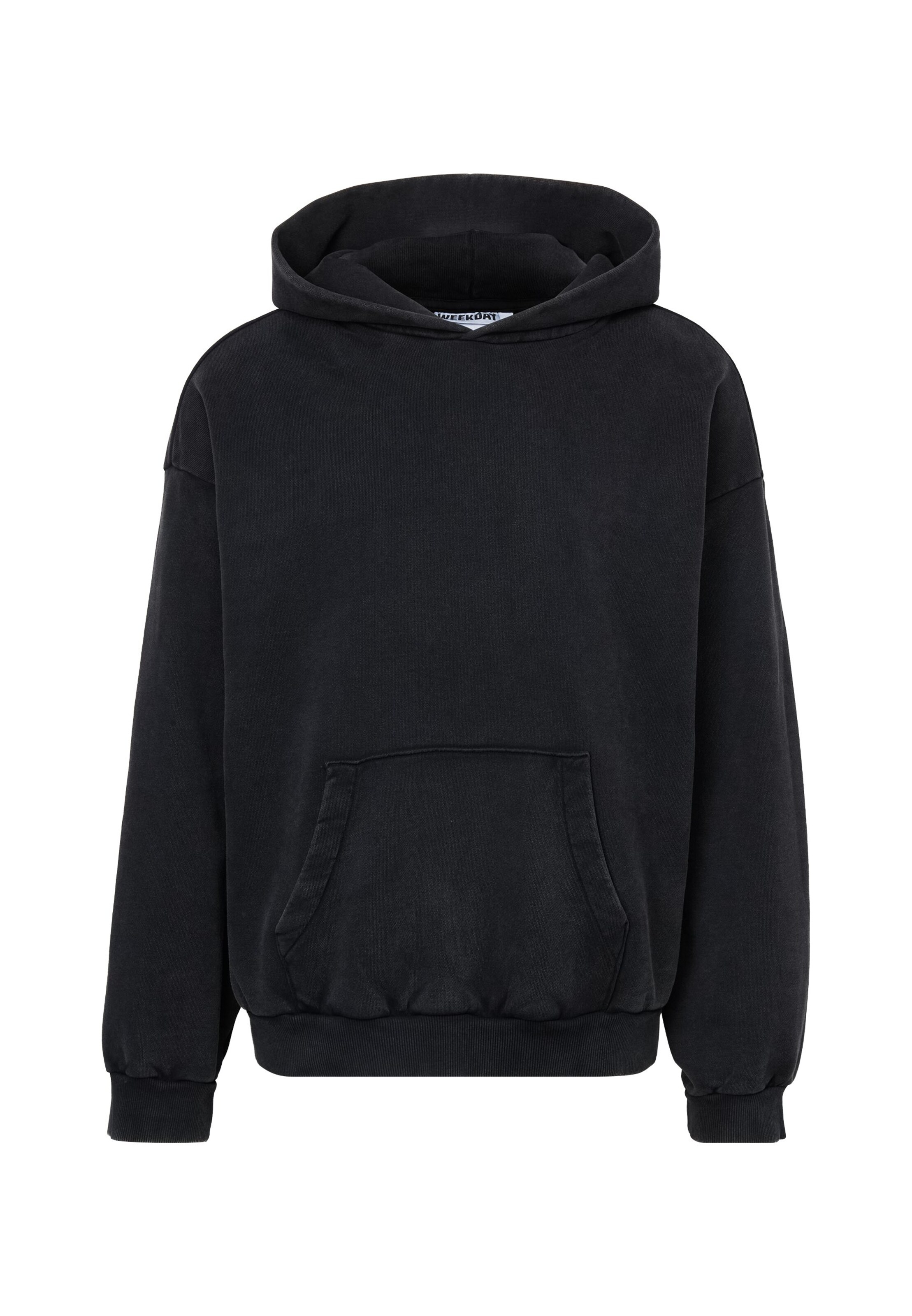 Felpa di WEEKDAY in nero: frontale