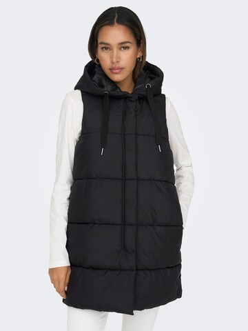 Gilet 'Asta' ONLY en noir : devant