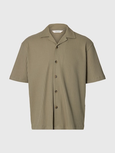 SELECTED Camisa en L en caqui, Vista del producto