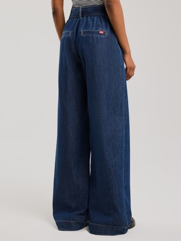 BIG STAR Wide Leg Jeans 'Julii' in Blau
