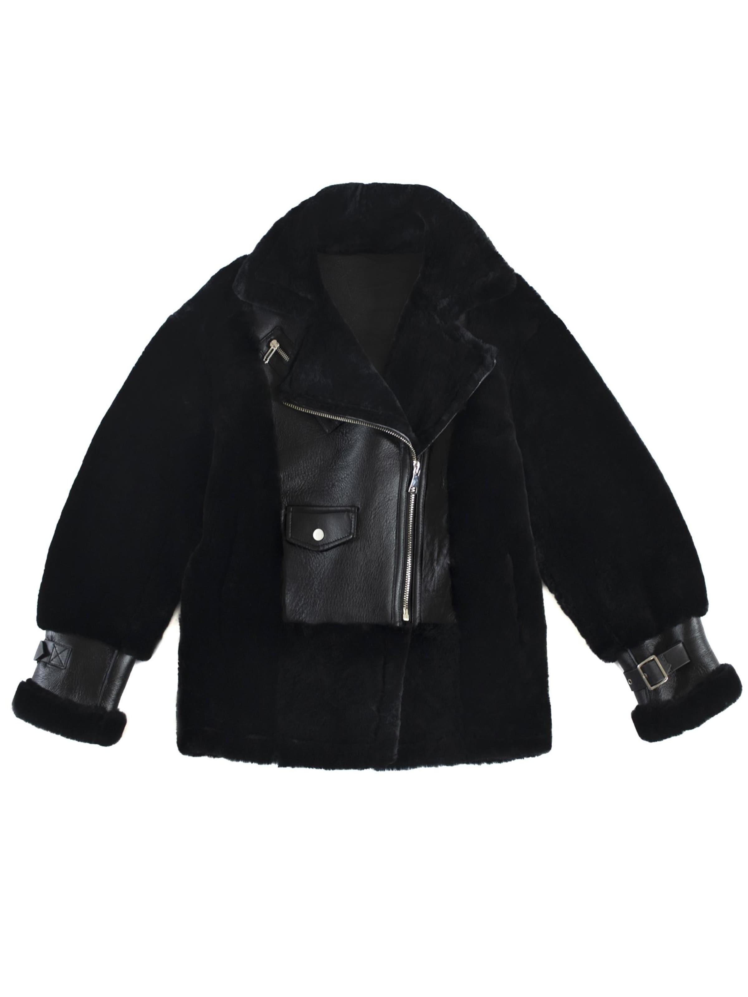 Just things we like - Chaqueta de invierno 'Kiyo' en negro: frente