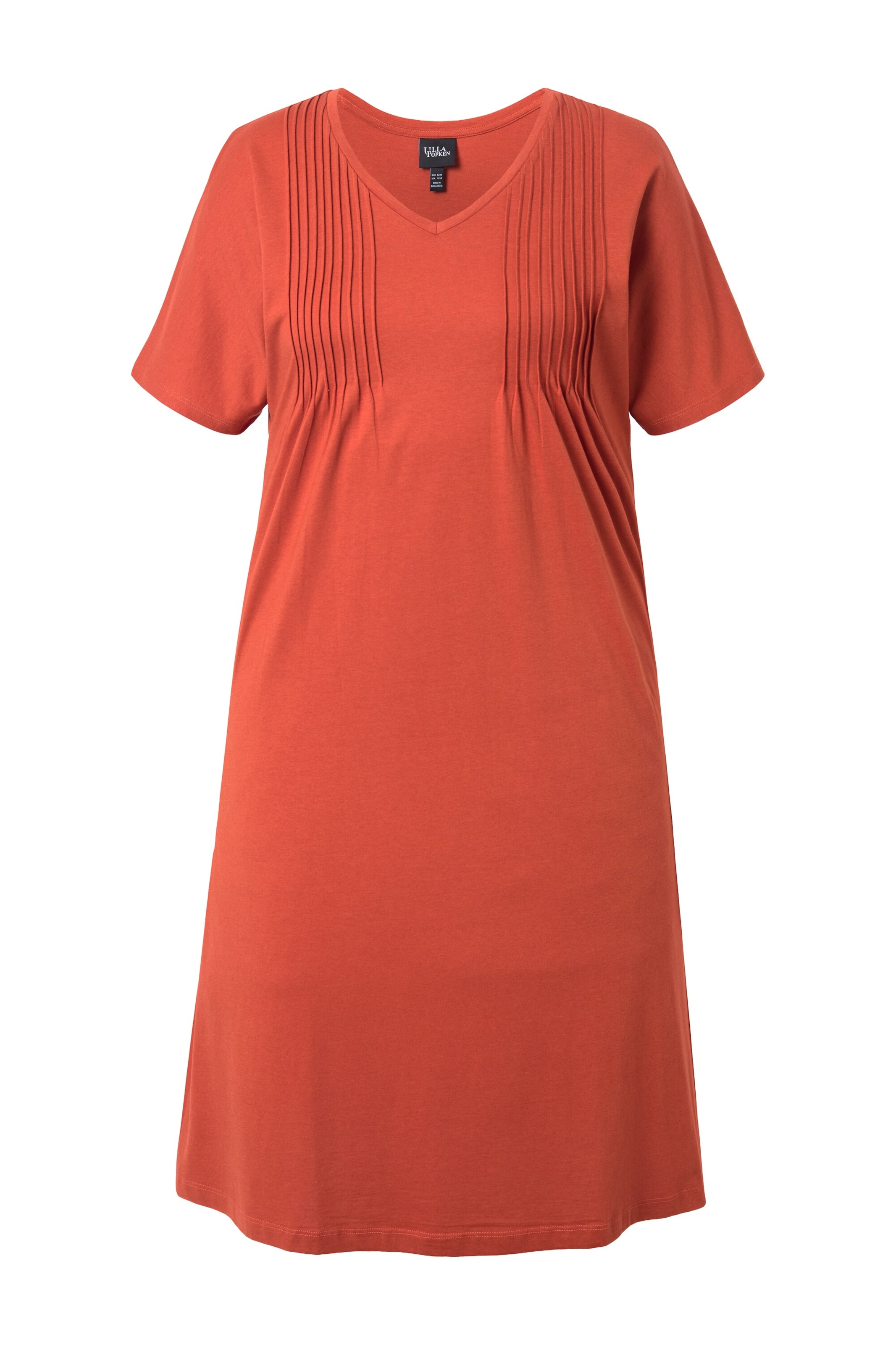 Ulla Popken Dress in Brown: front