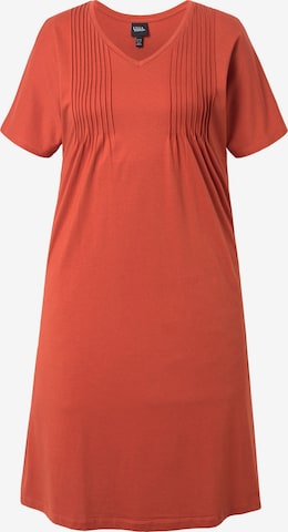 Ulla Popken Kleid in Braun: Vorderseite