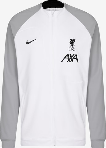 NIKE Athletic Jacket 'FC Liverpool Academy Pro Anthem' in White: front