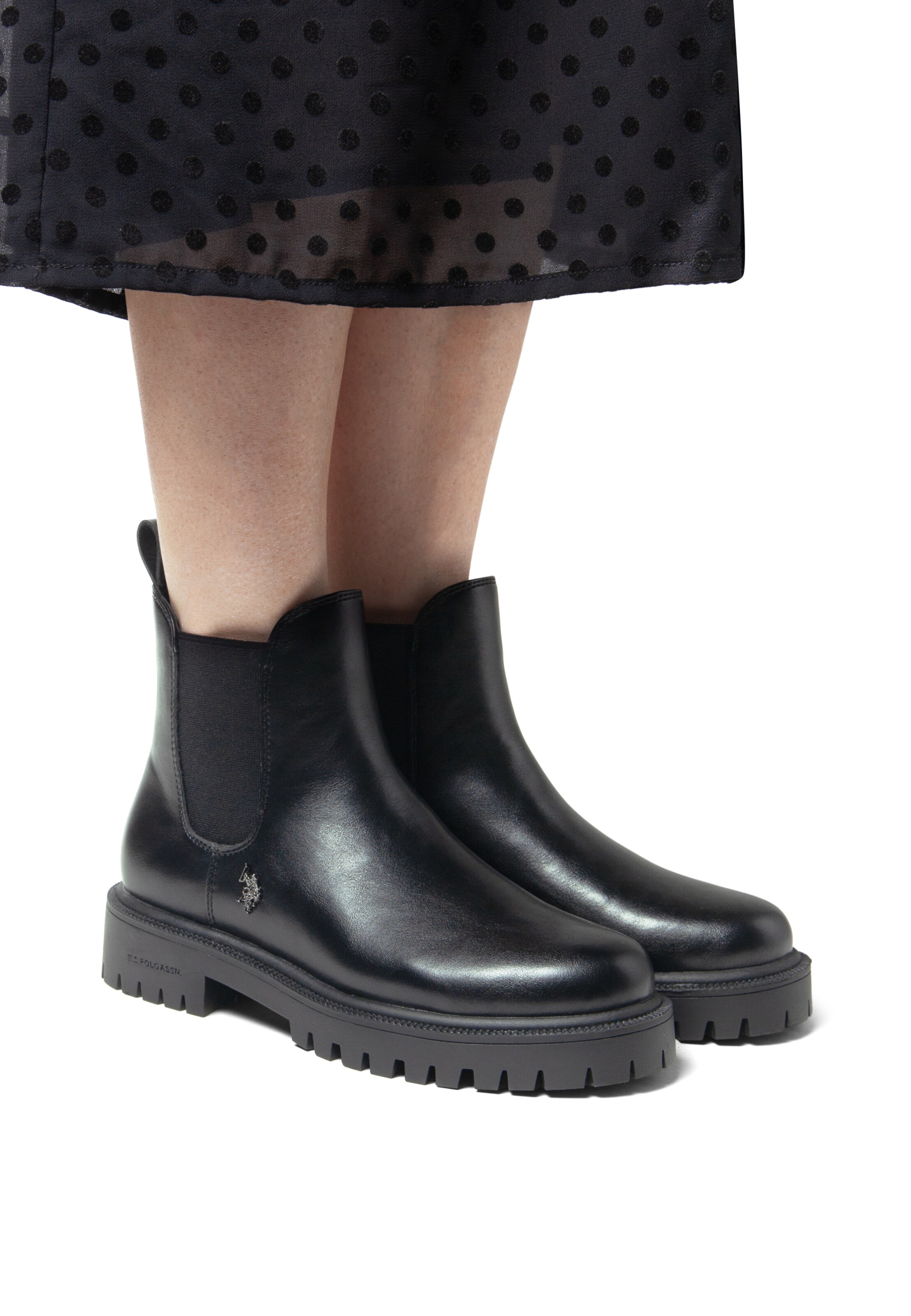U.S. POLO ASSN. Chelsea boots in Black