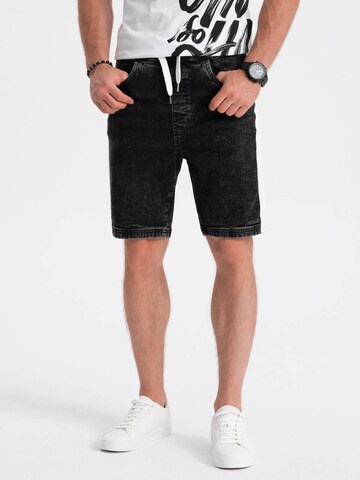 Ombre Regular Shorts 'W363' in Schwarz: predná strana